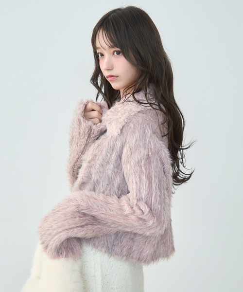 TITTY&CO.（ティティーアンドコー）の「フェイクファーショート丈