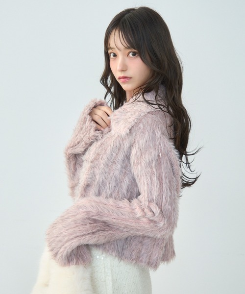 TITTY&CO.（ティティーアンドコー）の「フェイクファーショート丈