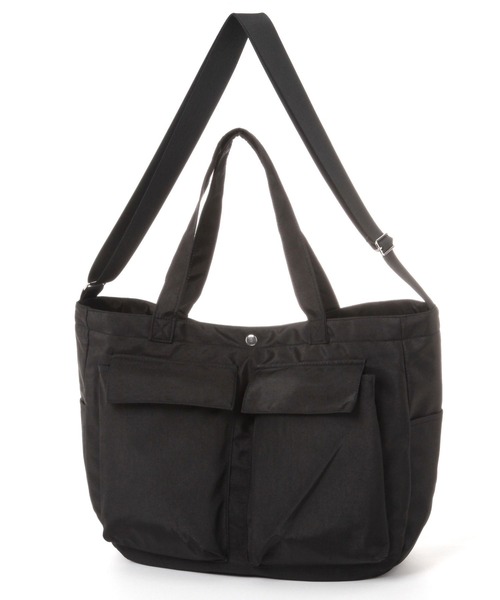 GLOBAL WORK Smile Seed Store(グローバルワーク スマイルシードストア)の「ショルダーバッグ/LARGE/200195(トートバッグ・レディース・グレー/ブラック・FREE)」の6枚目の写真