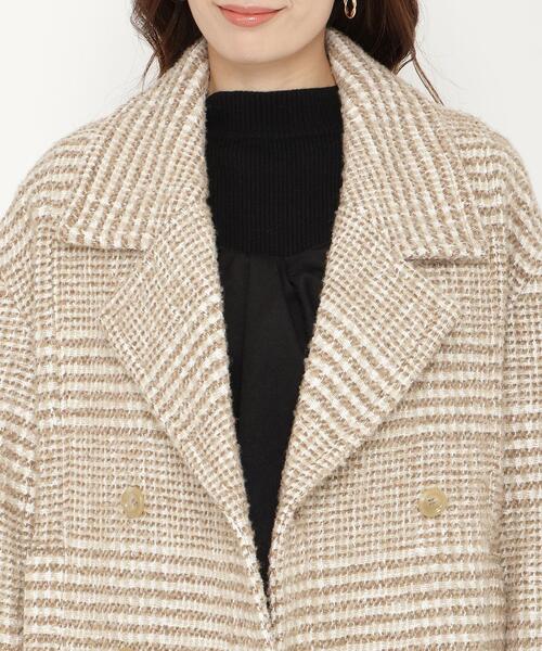 H BEAUTY&YOUTH6.6万ショートウールコートジャケットアウター秋冬 ステンカラージャケット レディースジャケット ウールコート 長袖