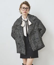 ダウンジャケット ブラック・チェック柄 チェック柄ダウンジャケット｜メンズ向けの暖かいダウンの