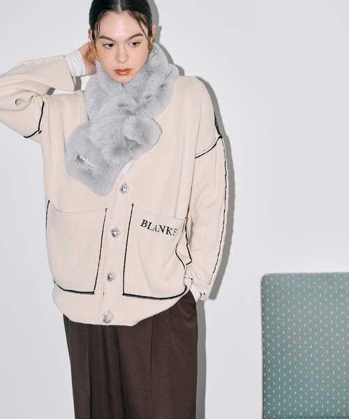 THEATRE PRODUCTS（シアタープロダクツ）の「フェイクファーティペット（マフラー・レディース・アイボリー/グレイッシュベージュ/グレー/ブラック・FREE）」の18枚目の写真