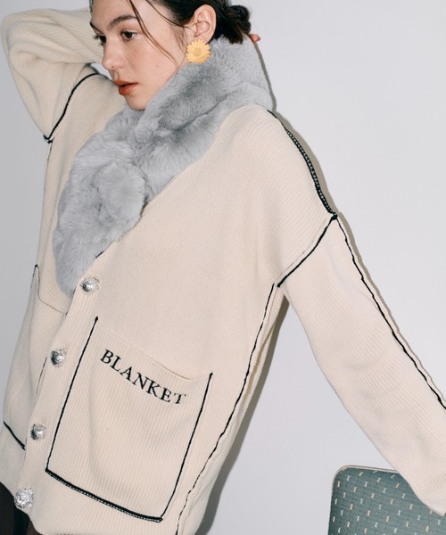 THEATRE PRODUCTS（シアタープロダクツ）の「フェイクファーティペット（マフラー・レディース・アイボリー/グレイッシュベージュ/グレー/ブラック・FREE）」の20枚目の写真