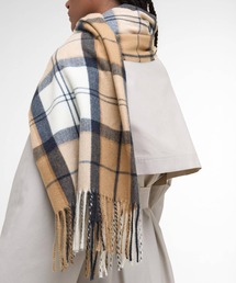 【Barbour】barbour hailes tartan scarf 型止め