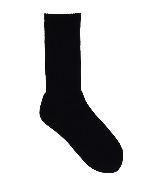 X-girl(エックスガール)の「CHEERFUL LOGO RIB SOCKS(ソックス/靴下・レディース・ホワイト/ブラック/ライトブルー・ONE SIZE)」の6枚目の写真