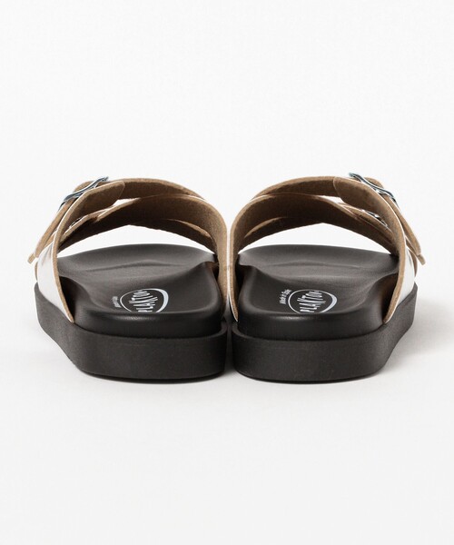 Ray BEAMS（レイビームス）の「PLAKTON / ダブル バックル サンダル（サンダル・レディース・シルバー/ブラック・38/37/36/39）」の7枚目の写真