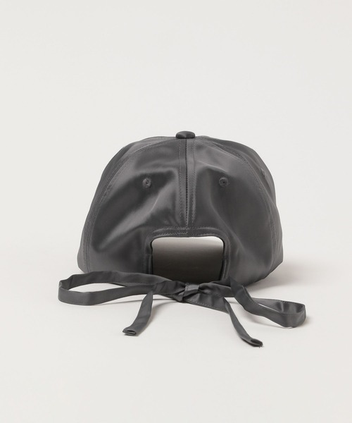 FOREVER 21(フォーエバー トゥエンティーワン)の「【2025SS】サテンリボンキャップ(キャップ・レディース・ライトブルー/チャコールグレー・FREE)」の12枚目の写真