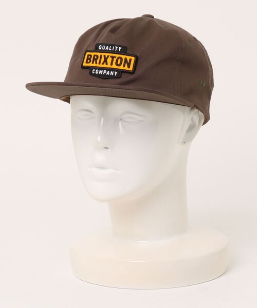 BRIXTON（ブリクストン）の「BRIXTON/ブリクストン キャップ OSBORN MP フラットバイザー スナップバック 11690（キャップ・メンズ・ブラウン・FREE）」の4枚目の写真