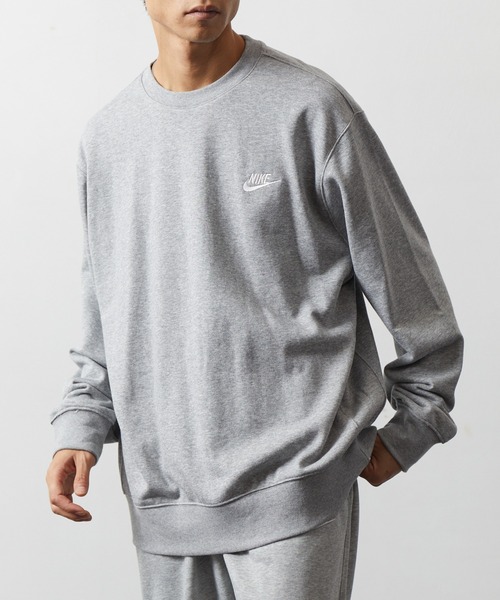 NIKE（ナイキ）の「NIKE/ナイキ 限定展開 ナイキ スポーツウェア クラブ フレンチテリー クルー / BV2667（Tシャツ/カットソー・メンズ・ブラック/グレー・MEDIUM/LARGE/XX-LARGE/X-LARGE）」の3枚目の写真