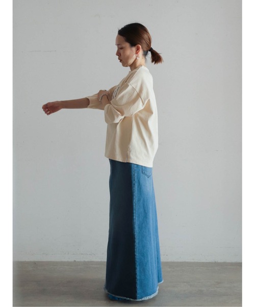 tシャツ テープ刺繍バード　ボートネックP/O レディース テープ刺繍バード ボートネックP/O | NOMBRE IMPAIR