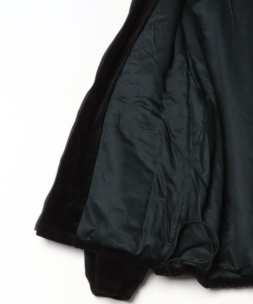 GOLD（ゴールド）の「東洋エンタープライズ GOLD / ゴールド：VELVETEEN SUKA TRACK JACKET：24B-GL15554[MUS]（スカジャン・メンズ・ブラック×ブラック・M）」の4枚目の写真