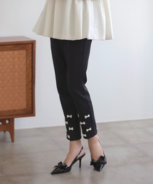 裾リボンデザインパンツ