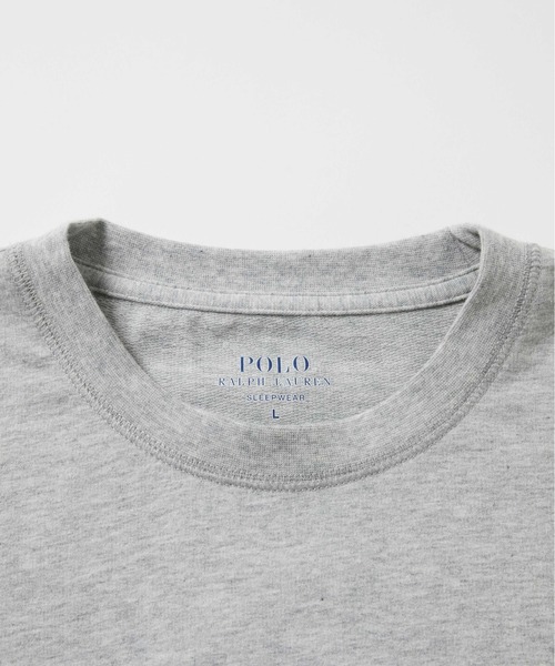 POLO RALPH LAUREN（ポロ ラルフ ローレン）の「【POLO RALPH LAUREN】ミニフレンチテリー ロングスリーブクルーネック（Tシャツ/カットソー・メンズ・ネイビー/ヘザーグレー・MEDIUM/LARGE/X-LARGE）」の3枚目の写真