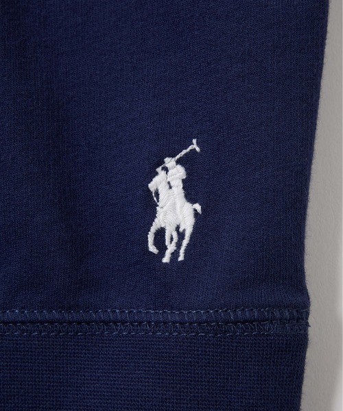 POLO RALPH LAUREN（ポロ ラルフ ローレン）の「【POLO RALPH LAUREN】ミニフレンチテリー ロングスリーブクルーネック（Tシャツ/カットソー・メンズ・ネイビー/ヘザーグレー・MEDIUM/LARGE/X-LARGE）」の7枚目の写真