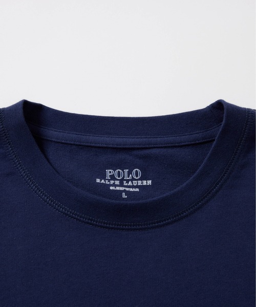 POLO RALPH LAUREN（ポロ ラルフ ローレン）の「【POLO RALPH LAUREN】ミニフレンチテリー ロングスリーブクルーネック（Tシャツ/カットソー・メンズ・ネイビー/ヘザーグレー・MEDIUM/LARGE/X-LARGE）」の6枚目の写真