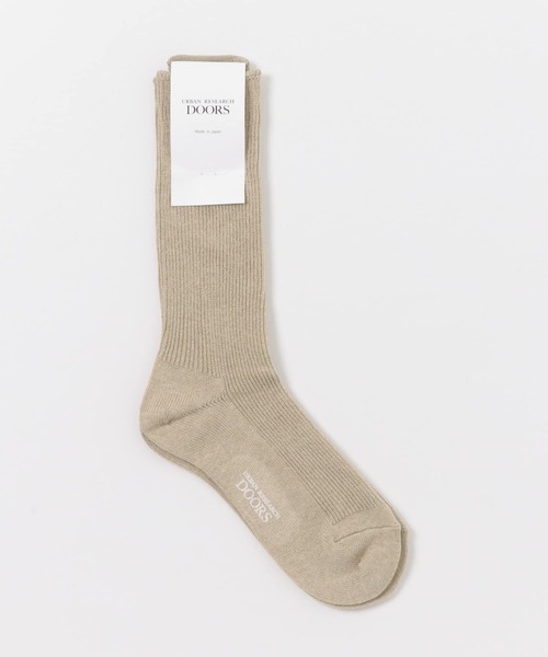 URBAN RESEARCH DOORS（アーバンリサーチドアーズ）の「シルク混細リブソックス（ソックス/靴下・レディース・アイボリー/ピンク/ベージュ/チャコールグレー・ONE）」の11枚目の写真