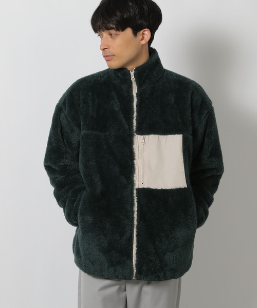 LAKOLE（ラコレ）の「防風ボアブルゾン / 149890（ブルゾン・メンズ・ブラック/アイボリー/グリーン・LARGE/MEDIUM）」の3枚目の写真