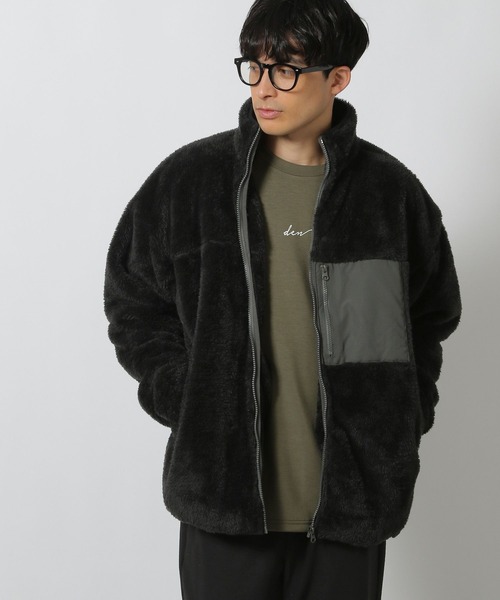 LAKOLE（ラコレ）の「防風ボアブルゾン / 149890（ブルゾン・メンズ・ブラック/アイボリー/グリーン・LARGE/MEDIUM）」の9枚目の写真