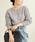 Plage�i�v���[�W���j�́u�s�ǉ��tHENLEY ALPACA mix �v���I�[�o�[�i�j�b�g/�Z�[�^�[�j�v�b�`���R�[���O���[