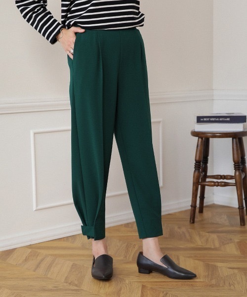 裾ベルトタックパンツ（その他パンツ）｜Bou Jeloud（ブージュルード）