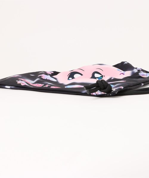 SPINNS(スピンズ)の「『クンヤレストランズ×SPINNS』ナップサック(バックパック/リュック・レディース・ブルー/ブラック・ONESIZE)」の4枚目の写真