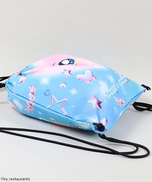 SPINNS(スピンズ)の「『クンヤレストランズ×SPINNS』ナップサック(バックパック/リュック・レディース・ブルー/ブラック・ONESIZE)」の13枚目の写真