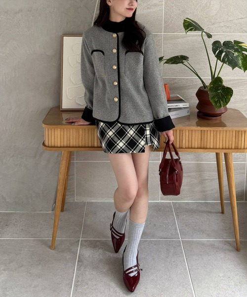 clear(クリア)の「スリットミニスカート(スカート・レディース・ブラック/ホワイト系その他/ブラック系その他・S/M)」の7枚目の写真