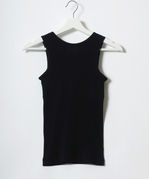 HANES(ヘインズ)の「Hanes(ヘインズ)アメスリブラトップ/リブタンクトップ カップ付き(タンクトップ・レディース・グレー/ブラック/ホワイト・FREE)」の7枚目の写真