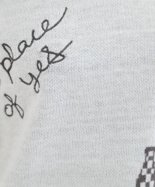 Cutie Blonde（キューティーブロンド）の「【S-LL】刺繍＆ジャカード 柄アソートニット（ニット/セーター・レディース・ホワイト系1/ネイビー系2/ライトグレー系1/サックスブルー系3・04/03/02/01）」の12枚目の写真