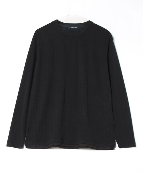 RATTLE TRAP(ラトルトラップ)の「ストライプウェーブジャガードロングスリーブTシャツ(Tシャツ/カットソー・メンズ・サックスブルー/ブラック/ホワイト・M/L)」の19枚目の写真