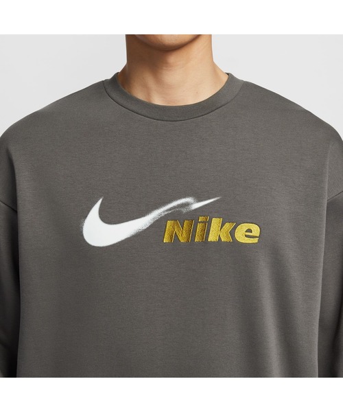 NIKE(ナイキ)の「ナイキ NIKE ナイキ DF トラック クラブ フリース クルー L/S トップ(スウェット・メンズ・グレー/ダークグレー・L/LL/3L/S/M)」の7枚目の写真