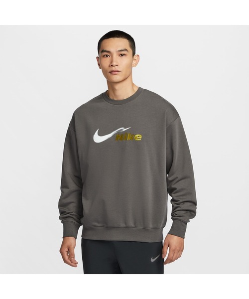 NIKE(ナイキ)の「ナイキ NIKE ナイキ DF トラック クラブ フリース クルー L/S トップ(スウェット・メンズ・グレー/ダークグレー・L/LL/3L/S/M)」の4枚目の写真