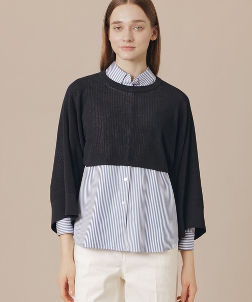 MACKINTOSH LONDON（マッキントッシュ ロンドン）の「2WAYニットジレ（ニット/セーター・レディース・ネイビー/グレー系その他・FREE）」の2枚目の写真