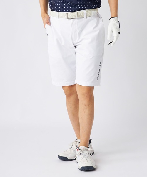 FILA GOLF(フィラゴルフ )の「ストレッチツイル ワンポイントロゴ ショートパンツ(その他パンツ・メンズ・ブラック/ホワイト/ライトグレー・XX-LARGE/X-LARGE/LARGE/MEDIUM)」の1枚目の写真