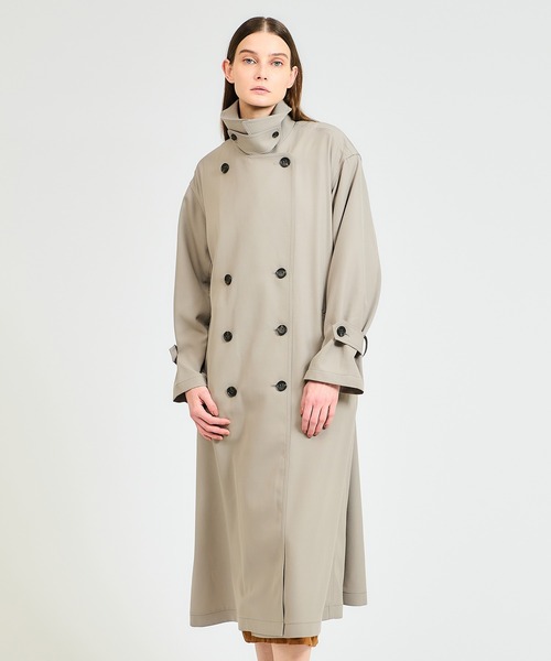 ほぼ未使用✨️25SS　エストネーション　ソモウウール トレンチコート　38 ESTNATION（エストネーション）の「ESTNATION / ソモウウール トレンチ