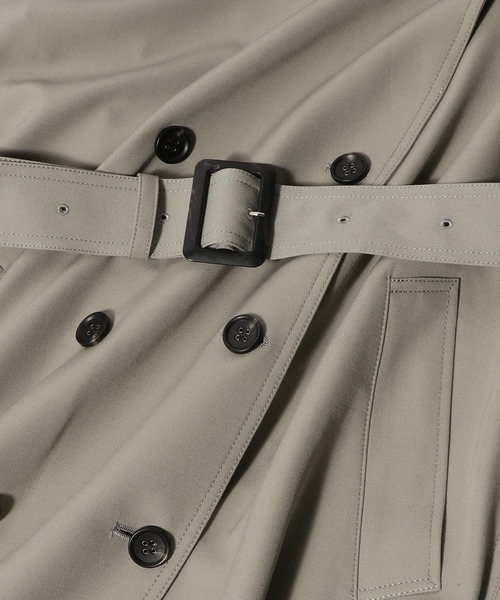 ESTNATION（エストネーション）の「ESTNATION / ソモウウール トレンチコート（トレンチコート・レディース・グレイッシュベージュ・38/36）」の14枚目の写真