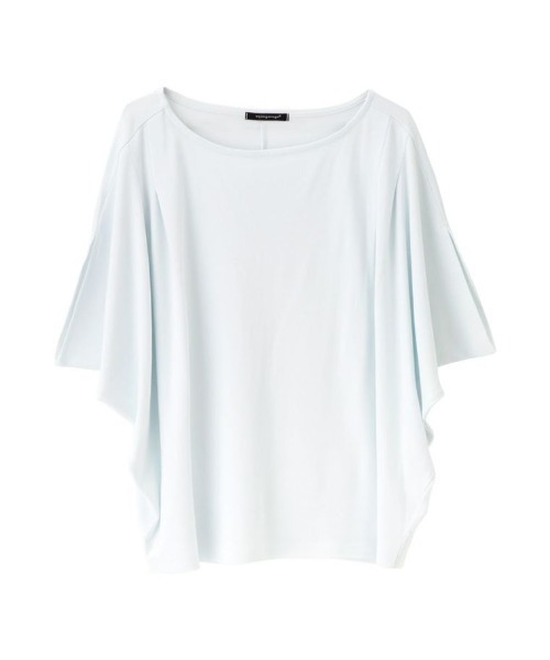 aquagarage(アクアガレージ)の「ひんやり涼感のスリットスリーブトップス(Tシャツ/カットソー・レディース・アイボリー/キャメル/グリーン/チャコール/ピンク/ブラック・L/M)」の11枚目の写真