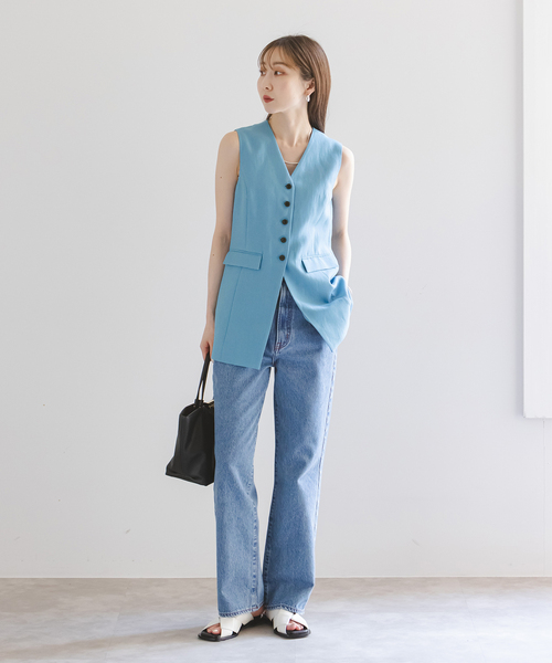 Noble（ノーブル）の「Vカラージレブラウス（ベスト）」 - WEAR