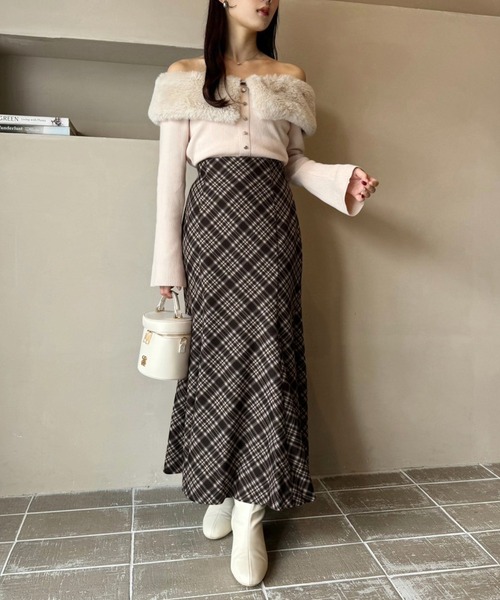 くらぴす様専用 アニーカ ジップロングスカート セール】チュール