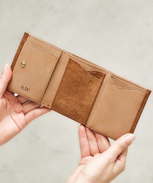 A_W（アウ）の「三つ折り財布 折財布 プエブロレザー コンパクト ミニ メンズ レディース A_W official shop（財布）」