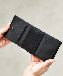 A_W（アウ）の「三つ折り財布 折財布 プエブロレザー コンパクト ミニ メンズ レディース A_W official shop（財布）」