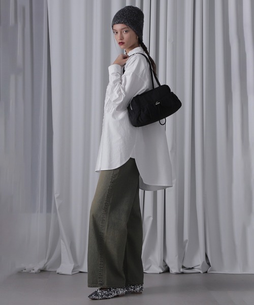 ROSE BUD（ローズバッド）の「ドロストミニボストンバッグ（ボストンバッグ・レディース・ブルー/ブラック・ONE SIZE）」の11枚目の写真