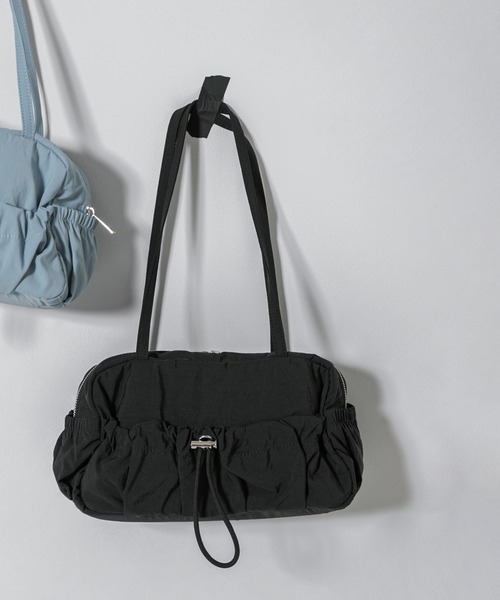 ROSE BUD（ローズバッド）の「ドロストミニボストンバッグ（ボストンバッグ・レディース・ブルー/ブラック・ONE SIZE）」の12枚目の写真