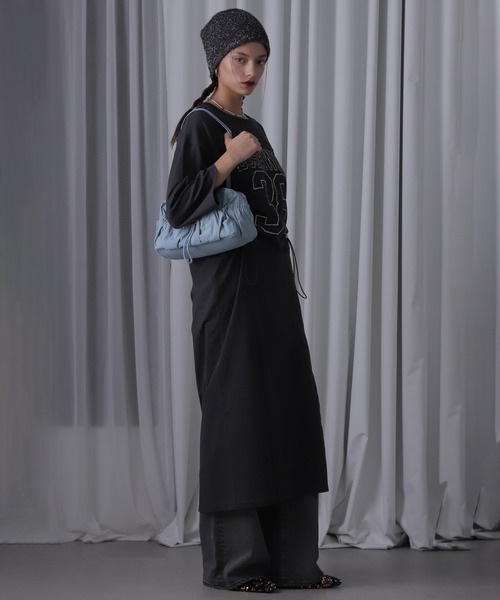 ROSE BUD（ローズバッド）の「ドロストミニボストンバッグ（ボストンバッグ・レディース・ブルー/ブラック・ONE SIZE）」の14枚目の写真