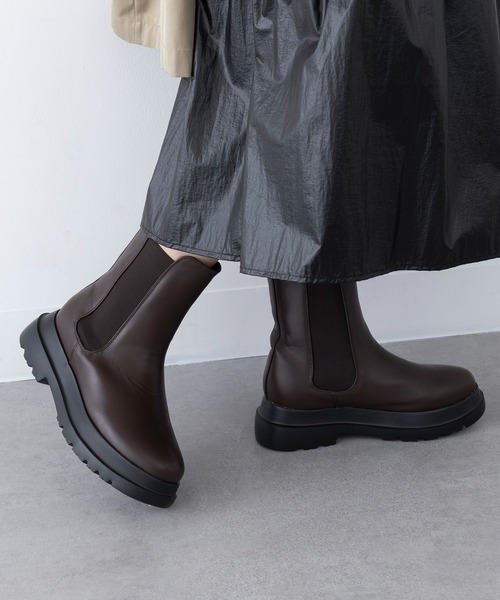 SETUP7（セットアップセブン）の「【SETUP7】サイドゴアブーツ GLR（ブーツ・レディース・ブラック/ブラウン・M/L）」の9枚目の写真