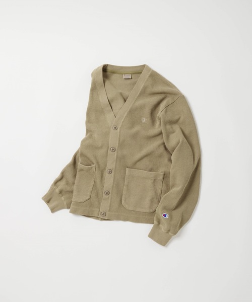 Champion(チャンピオン)の「【Champion/チャンピオン】直営限定コレクション メンズ ロングスリーブカーディガン(カーディガン/ボレロ・メンズ・ブラック系その他/キャメル/グリーン系その他2・MEDIUM/SMALL/LARGE/X-LARGE)」の4枚目の写真