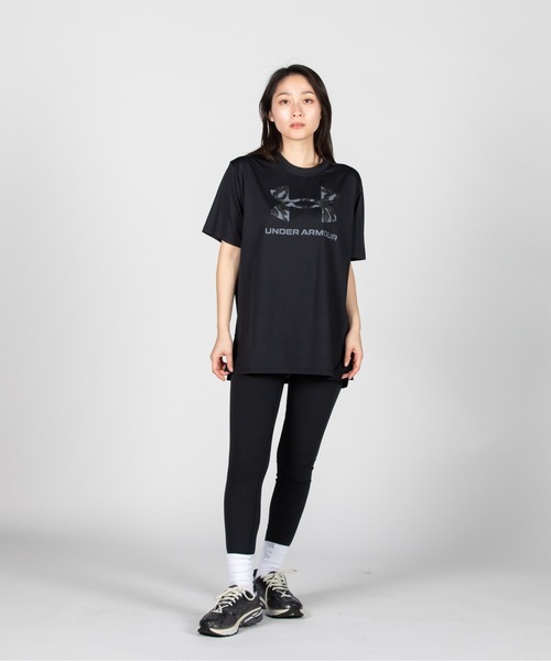 UNDER ARMOUR(アンダーアーマー)の「UAテック オーバーサイズ ショートスリーブ Tシャツ(トレーニング/レディース)(Tシャツ/カットソー・レディース・ブラック・S/M/L/XL)」の6枚目の写真