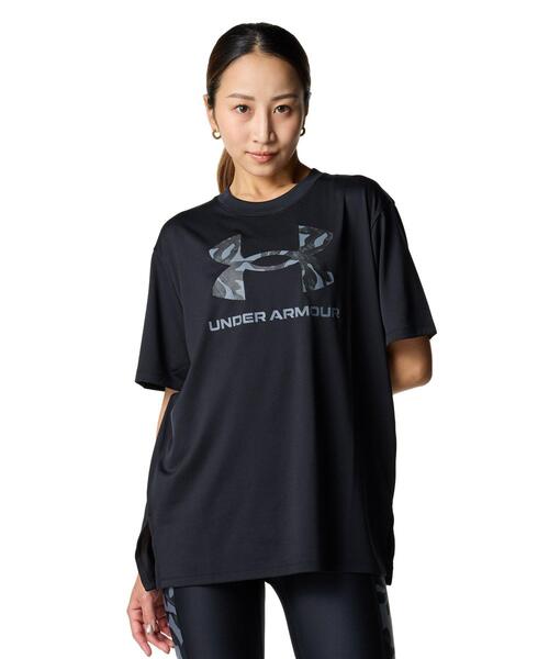 UNDER ARMOUR(アンダーアーマー)の「UAテック オーバーサイズ ショートスリーブ Tシャツ(トレーニング/レディース)(Tシャツ/カットソー・レディース・ブラック・S/M/L/XL)」の7枚目の写真