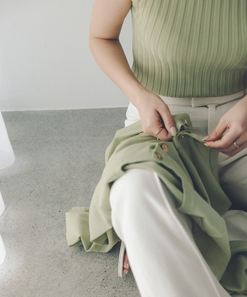 anuans（アニュアンス）の「シルクブレンドベーシックニットカーディガン（カーディガン/ボレロ・レディース・ブラック/ブラウン/シルバー/アイボリー/その他/グリーン系その他/ピンクベージュ・FREE）」の17枚目の写真