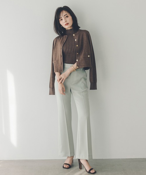 シルクブレンドベーシックニットカーディガン（カーディガン/ボレロ